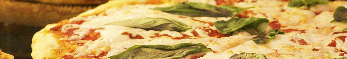 Eating Italian Pizza at Roma Pizza & Grill.